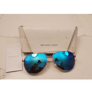 Michael Kors Women Sunglasses Rose Gold Blue